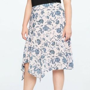 Eloquii Womens Skirt Asymmetrical Pink 14 NWT N11